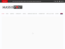 Tablet Screenshot of massispost.com